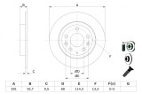 BOSCH 0 986 479 E55 Disc frana