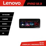 Navigatie Dedicata Lenovo H350 2016+ PRO 12.3" QLED 4GB 64GB Octa-Core 4G GPS DSP Carplay Android Auto Comenzi Volan DSP