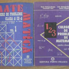 CULEGERE DE PROBLEME DE MATEMATICA VOL.1-2 CLASELE IX-X-D. BATINETU-GIURGIU, M. TENA, J. CRINGANU, C. URSU