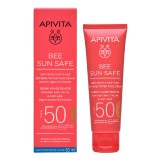 Cumpara ieftin Crema protectie solara coloranta anti-pete Gold, SPF50 Bee Sun Safe, 50 ml, Apivita