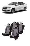 Cumpara ieftin Set huse scaune piele si textil compatibile Dacia Logan III (2021-2025), Umbrella