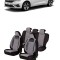 Set huse scaune piele si textil compatibile Dacia Logan III (2021-2025)