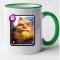 Cana maner verde personalizata Clash Royale - Royal Giant, INOVATIX&reg;. 330ml