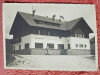 Fotografie tip carte postala, cabana la Busteni, 1942