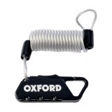 Cablu antifurt cu cod resetabil Oxford Pocket Lock, 2.2 x 900mm