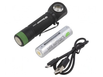 Lanternă LED Etanșă Cască 130lm IPX4 CH35 DISCOVERY 600LM 18650 foto