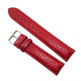 Cumpara ieftin Curea Ceas &bdquo;Scarlet Passion&rdquo; 7D22R &ndash; Piele Naturală Hipoalergenică, Roșu Mat