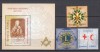 ROMANIA 2004 LP 1668 LP 1669 ORGANIZATII MONDIALE SERIE SI COLITA MNH, Nestampilat