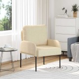 vidaXL Canapele cu pernă 55cm Crem placaj 42023435