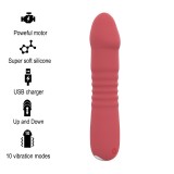 Cumpara ieftin Vibrator extensibil Intense June Rosu