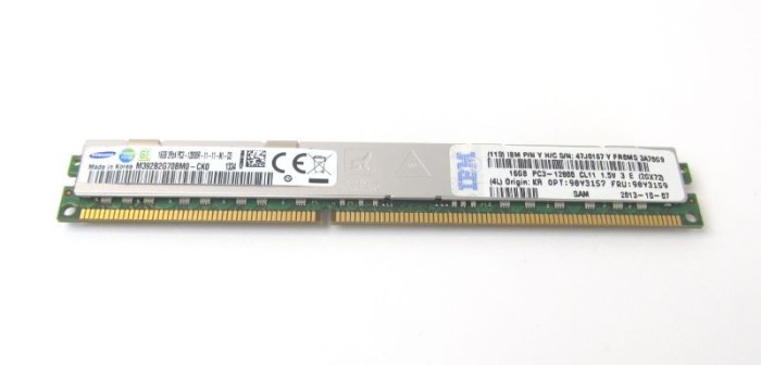 Memorie server 16GB 2RX4 PC3-12800R FRU 90Y3159 VLP
