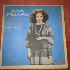 Ana Piuaru De Ziua Mamei-Melodii De Temistocle Popa 1989 Electrecord vinil LP