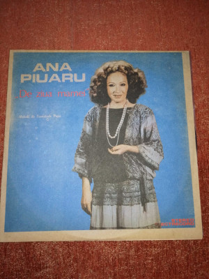 Ana Piuaru De Ziua Mamei-Melodii De Temistocle Popa 1989 Electrecord vinil LP foto