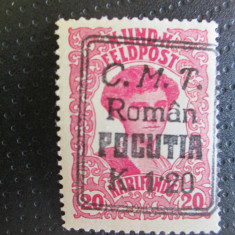 ROMANIA OCUPATIA POCUTIA C.M.T. 1919=MNH/MH