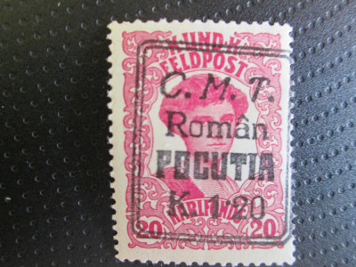 ROMANIA OCUPATIA POCUTIA C.M.T. 1919=MNH/MH foto