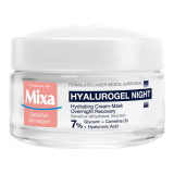 Cumpara ieftin Crema-masca hidratanta de noapte cu acid hialuronic Hyalurogel, 50 ml, Mixa