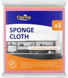 Lavete umede Clarina 3 buc/set 15x15 cm
