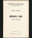 Cumpara ieftin IMMANUEL KANT (CURS SPECIAL) - VIOREL COLȚESCU, TIMIȘOARA 1996 - TIPOGRAFIA UVT