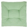 Perna Decorativă pentru Scaun, Verde Mentă, 40x40cm, Fără Fermoar, Cu Două Fețe și șnururi, Oem