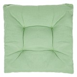Perna Decorativă pentru Scaun, Verde Mentă, 40x40cm, Fără Fermoar, Cu Două Fețe și șnururi, Oem