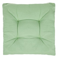 Perna Decorativă pentru Scaun, Verde Mentă, 40x40cm, Fără Fermoar, Cu Două Fețe și șnururi
