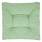 Perna Decorativă pentru Scaun, Verde Mentă, 40x40cm, Fără Fermoar, Cu Două Fețe și șnururi