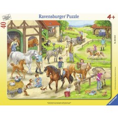 Puzzle Tip Rama Ferma, 40 Piese