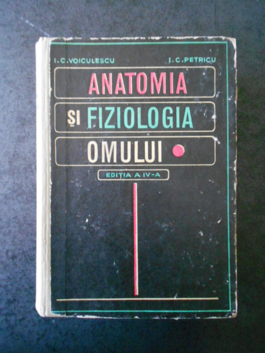 I. C. VOICULESCU, I. C. PETRICU - ANATOMIA SI FIZIOLOGIA OMULUI (1971)