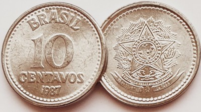 2502 Brazilia 10 centavos 1987 km 602 aunc-UNC foto