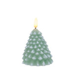 Cumpara ieftin Decoratiune - LED Wax Tree Candle - Green | Kaemingk