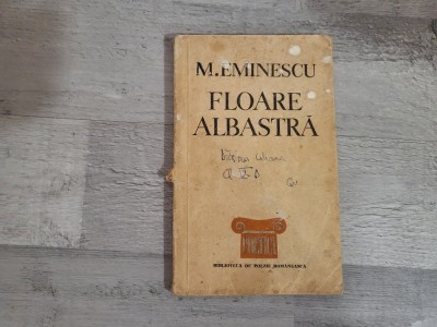 Floare albastra de M.Eminescu foto