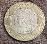 C50 - Moneda foarte veche - Turcia - 5 lire - 2023