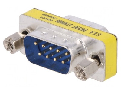 Adaptor D-Sub 9 Pin Mufă 1:1 foto