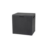 Lada depozitare pentru gradina, Antracit, PVC, 58x44x55 cm, MCT Garden 1242, Strend Pro