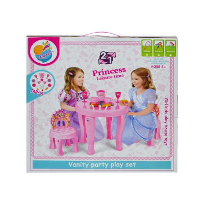 Masuta cu 2 scaunele si accesorii, 7Toys foto