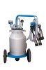 Aparat de muls vaci EMT BLUE, 1 post, bidon aluminiu 20L, mulgatoare profesionala, usor de utilizat, Productivitate crescuta