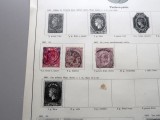 Lot 3 timbre clasice Ceylon (Sri Lanka) Regina Victoria 1857&ndash;1861 pe pagină de album filatelic -A42