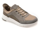 Cumpara ieftin Pantofi sport GEOX gri, U659KA, din piele ecologica
