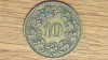 Elvetia - moneda de colectie rara - 10 rappen 1918 varianta alama - Libertas - impecabila ! - pentru cunoscatori, Europa