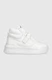 Karl Lagerfeld sneakers din piele KREW MAX KC culoarea alb, KL63350
