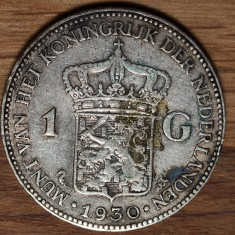 Olanda - moneda de colectie - 1 gulden 1930 - 10g argint .720 - superba !