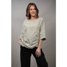 BLUZA CU FROSINEU BELLEZZA TALIE UNICA Kaki