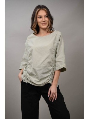 BLUZA CU FROSINEU BELLEZZA TALIE UNICA Kaki foto
