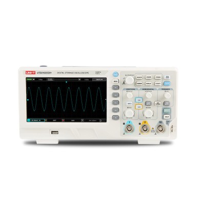 Osciloscop digital UTD2052CL+ Ch: 2; 50MHz; 500Msps; 64kpts; LCD TFT 7&amp;quot;,LED proiectat pentru Analiză FFT foto