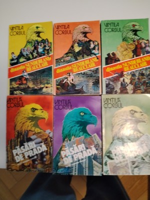Vintila Corbul Dinastia Sunderland Beauclair(Idolii de aur), vol. 1-3; Pasari de prada vol. 1-3 foto