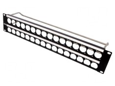 Adaptor de montare patch panel RACK 19x24mm foto