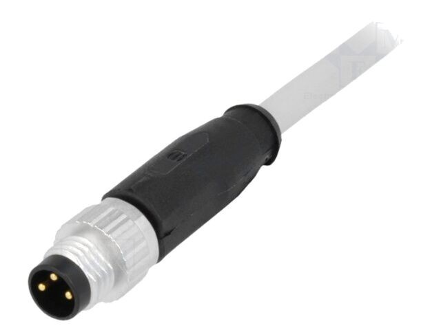 Conector M8 3 pini cu cablu 2m