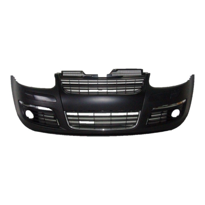 Set bara fata VW GOLF V (1K), 10.2003-05.2009, grunduit, de vopsit; type R32; cu grile, cu bandouri; cu 3 ornamente cromate; cu gauri lampa ceata; TU