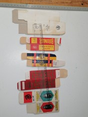 LOT 5 AMBALAJ VECHI - LAMPA RADIO TV