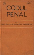 Codul Penal al Republicii Socialiste Romania (1968) foto